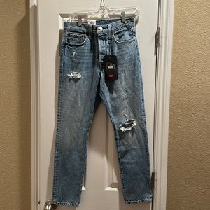 Levi’s Premium 501 high rise skinny jeans non-stretch 26x28